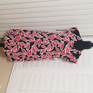 Nine west dress with red flowers